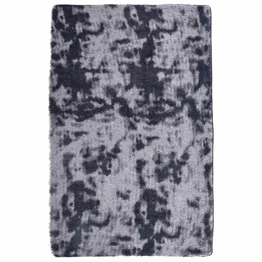 vidaXL Shaggy Rug High Pile NAVARRA Dark Grey 130x200 cm Polyester