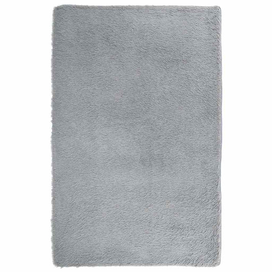 vidaXL Shaggy Rug High Pile NAVARRA Light Grey 130x200 cm Polyester