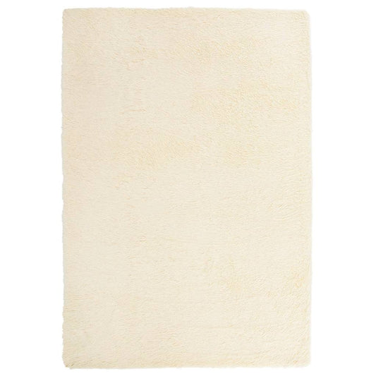 vidaXL Shaggy Rug High Pile NAVARRA Cream 200x290 cm Polyester