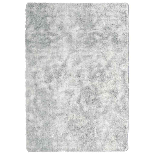 vidaXL Shaggy Rug High Pile NAVARRA Silver Grey 200x290 cm Polyester