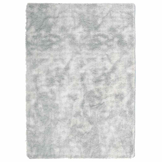 vidaXL Shaggy Rug High Pile NAVARRA Silver Grey 240x340 cm Polyester