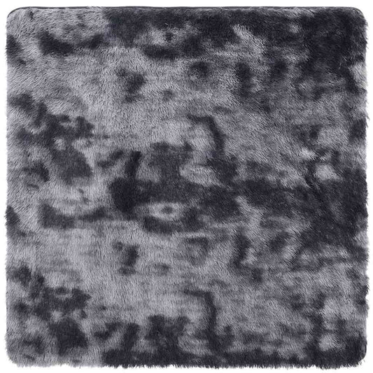 vidaXL Shaggy Rug High Pile NAVARRA Dark Grey 120x120 cm Polyester