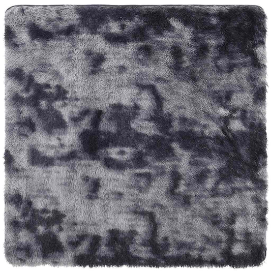 vidaXL Shaggy Rug High Pile NAVARRA Dark Grey 160x160 cm Polyester