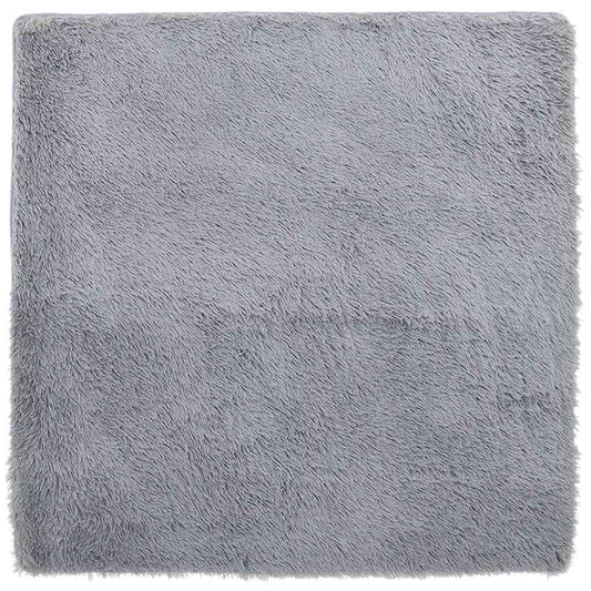 vidaXL Shaggy Rug High Pile NAVARRA Light Grey 200x200 cm Polyester