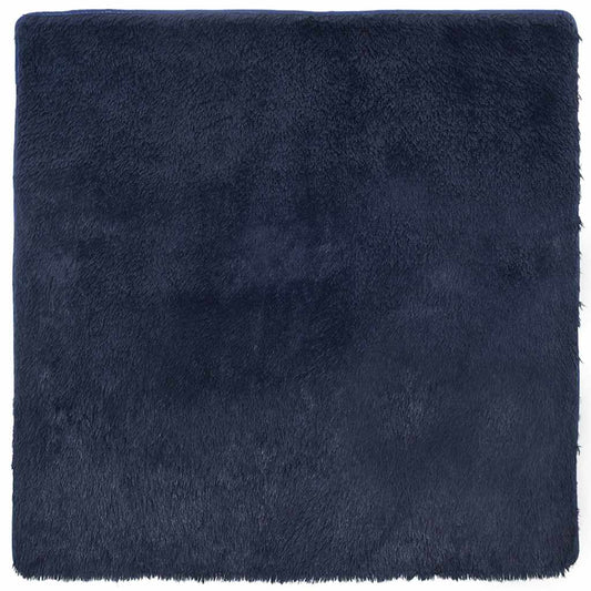 vidaXL Shaggy Rug High Pile NAVARRA Navy 200x200 cm Polyester
