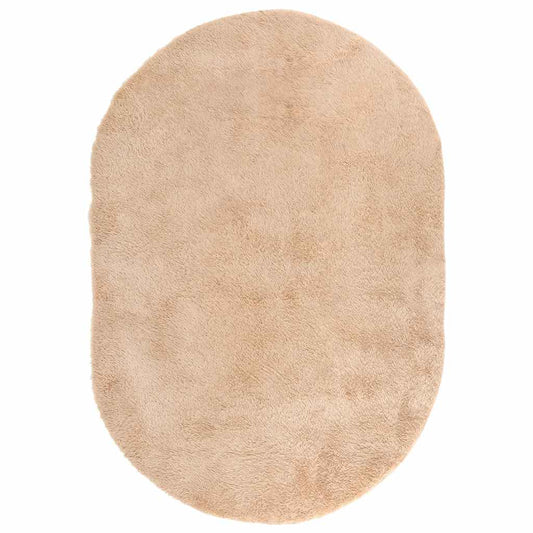 vidaXL Shaggy Rug High Pile NAVARRA Beige 300x200 cm Polyester