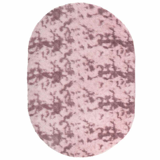 vidaXL Shaggy Rug High Pile NAVARRA Dusty Pink 300x200 cm Polyester