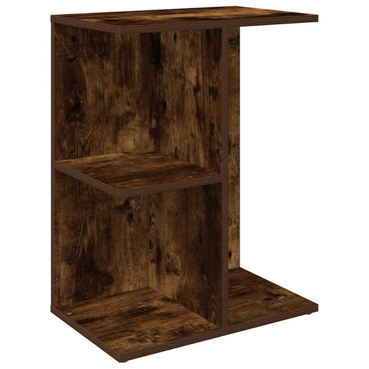 vidaXL Bedside Table Smoked Oak 46,5x29x61 cm Engineered Wood