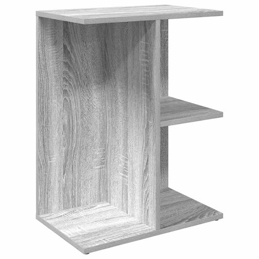 vidaXL Bedside Table Grey Sonoma 46,5x29x61 cm Engineered Wood