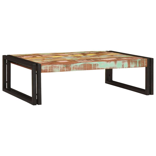 vidaXL Bathroom Shelf Multicolour 80 x 50 x 23 cm Solid Reclaimed Wood