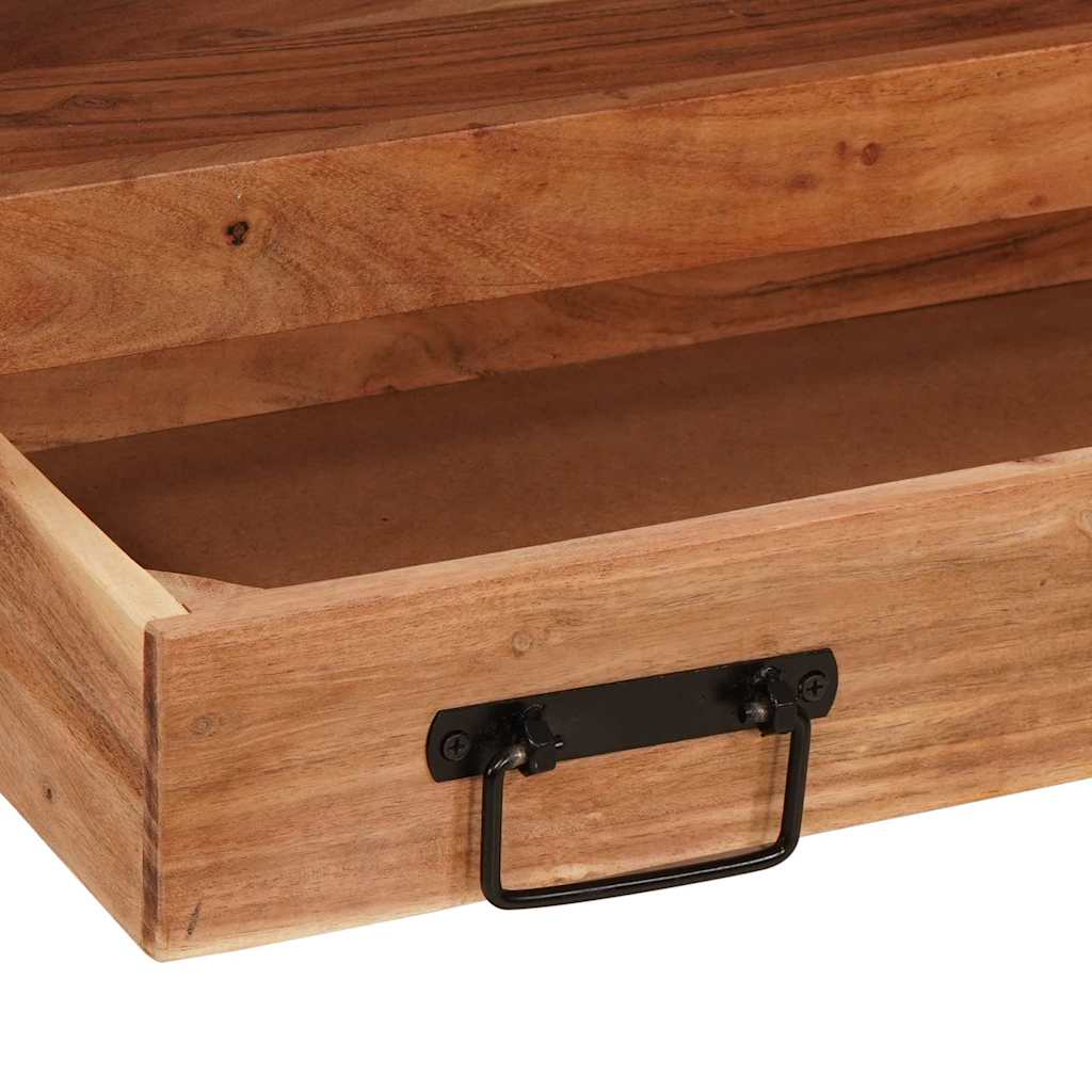 vidaXL Vanity Cabinet Brown 71 x 33 x 58 cm Solid Acacia Wood