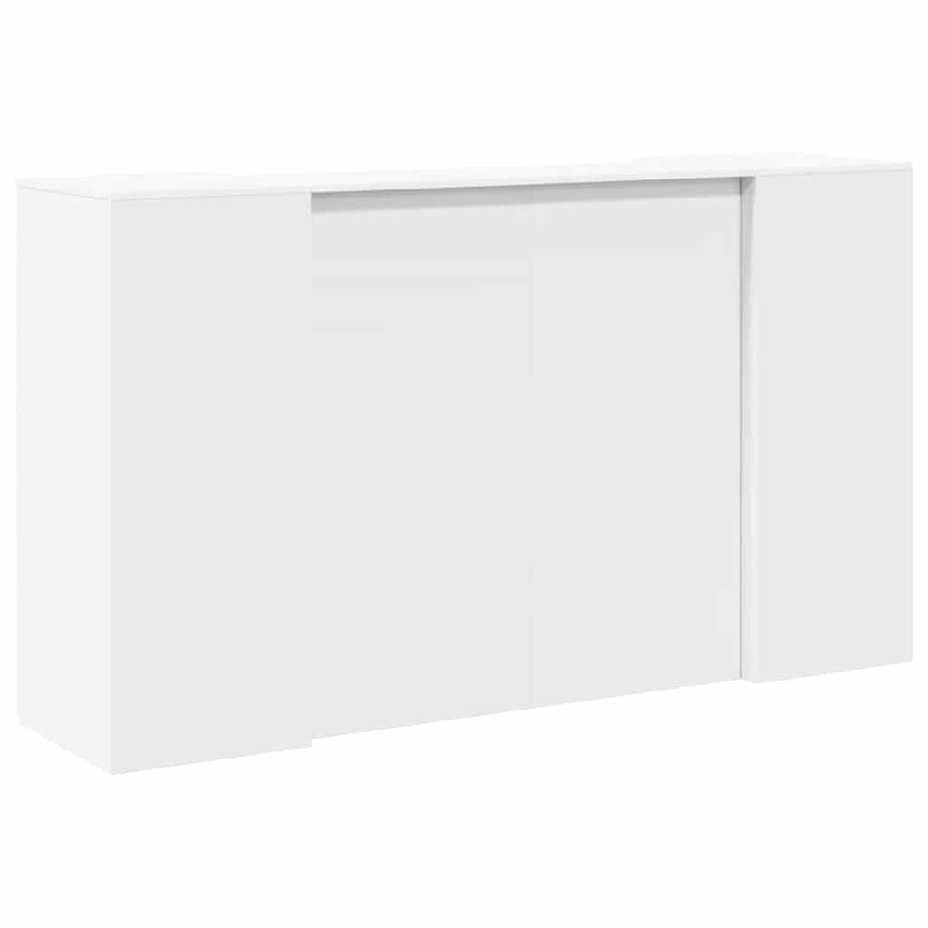 vidaXL Reception Desk White 180x50x103,5 cm Engineered Wood