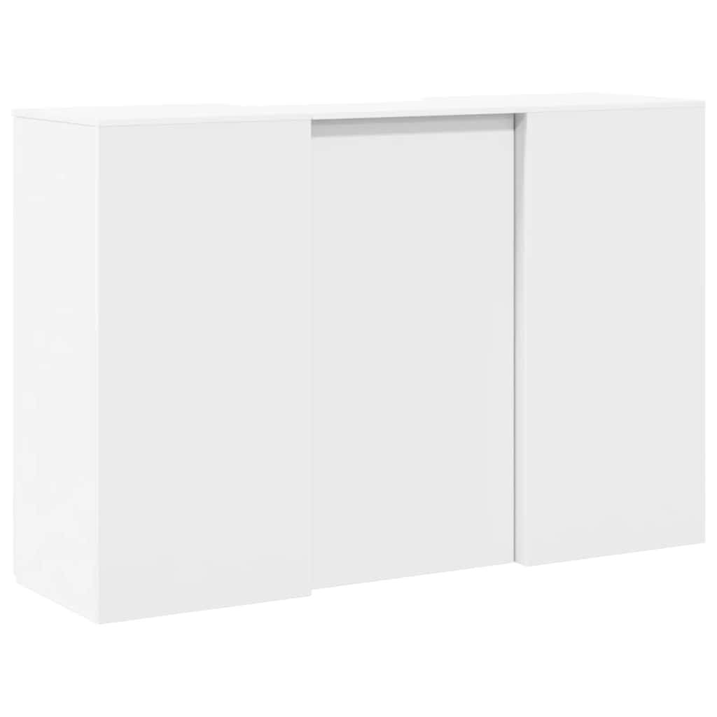 vidaXL Reception Desk White 155x50x103,5 cm Engineered Wood