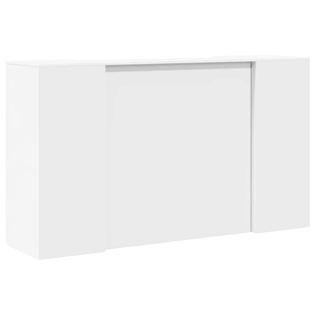 vidaXL Reception Desk White 180x50x103,5 cm Engineered Wood