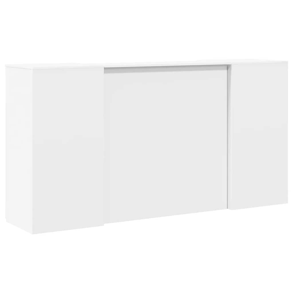 vidaXL Reception Desk White 200x50x103,5 cm Engineered Wood