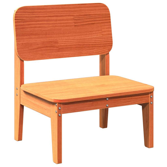 vidaXL Garden Chair Wax Brown 60x52,5x72 cm Solid Wood Pine