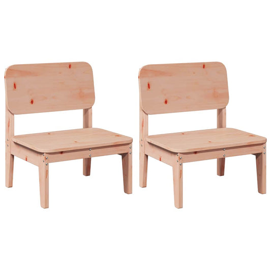vidaXL Garden Chairs 2 pcs 60x52.5x72 cm Solid Wood Douglas
