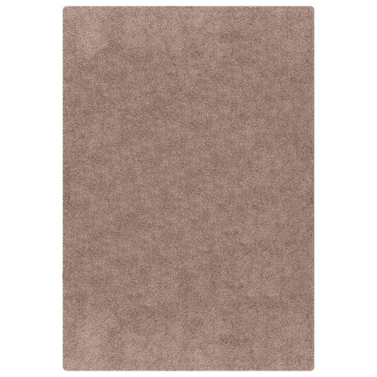 vidaXL Shaggy Rug with Latex Backing Brown 80x150 cm