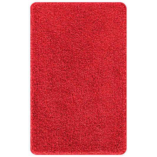 vidaXL Anti-slip Bath Mat Red 60 x 90 cm PP