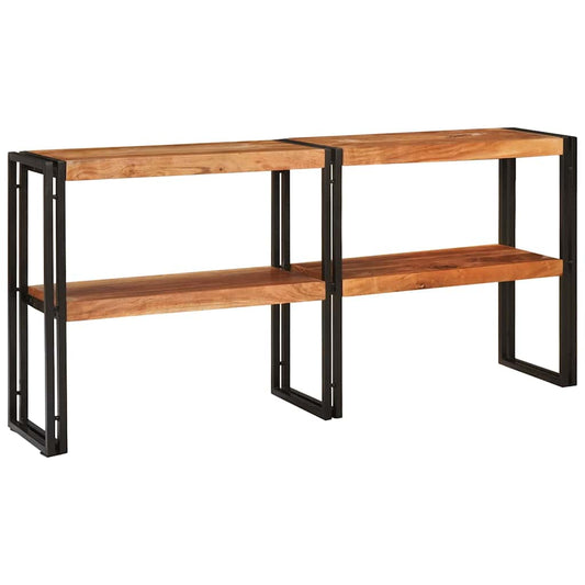 vidaXL Console Table Brown 160 x 33 x 75 cm Solid Acacia Wood