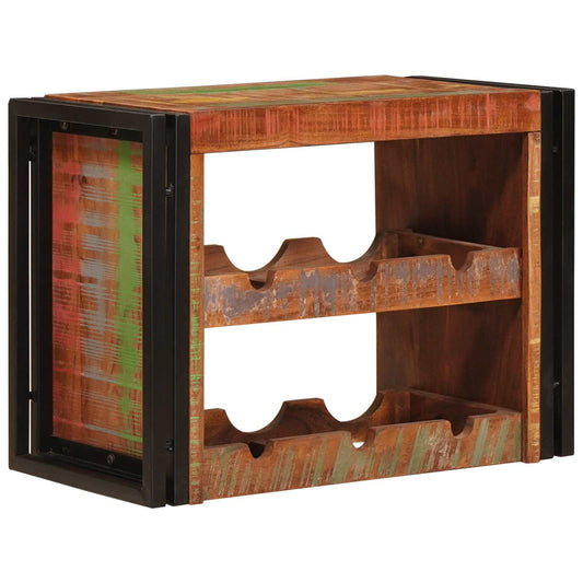 vidaXL Wine Rack Brown 60 x 45 x 33 cm Solid Reclaimed Wood