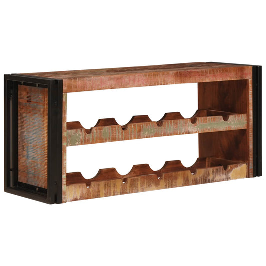 vidaXL Wine Rack Brown 100 x 45 x 33 cm Solid Reclaimed Wood