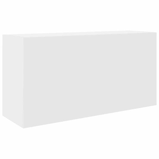 vidaXL Bathroom Wall Cabinet White 80x25x40 cm Engineered Wood