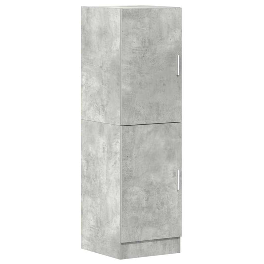 vidaXL Kitchen Cabinet Concrete Grey 38x41,5x131,5 cm Engineered Wood