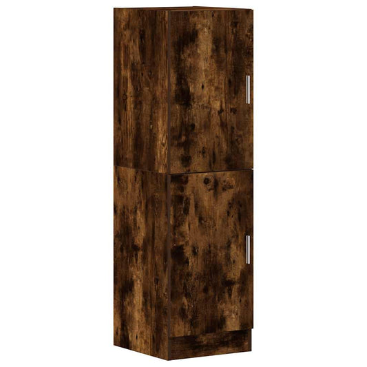 vidaXL Kitchen Cabinet Smoked Oak 38x41,5x131,5 cm Engineered Wood