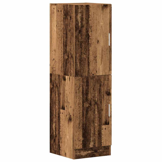 vidaXL Kitchen Cabinet Old Wood 38x41,5x131,5 cm Engineered Wood