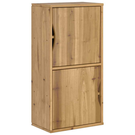 vidaXL Side Cabinet "ODDA" 40x24x79 cm Solid Wood Pine
