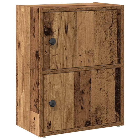 vidaXL Bookcase Old Wood 40x24x52 cm Engineered Wood