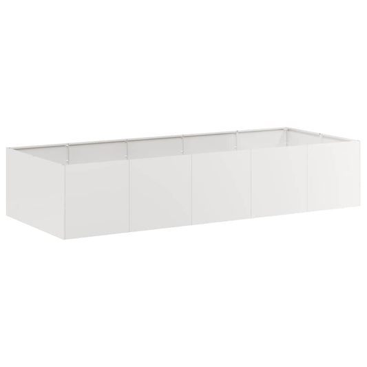 vidaXL Planter 200x80x40 cm Stainless Steel