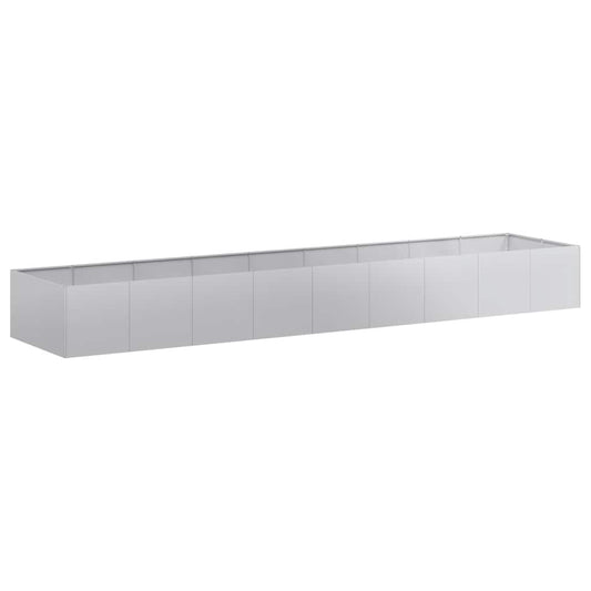 vidaXL Planter 360x80x40 cm Galvanised Steel