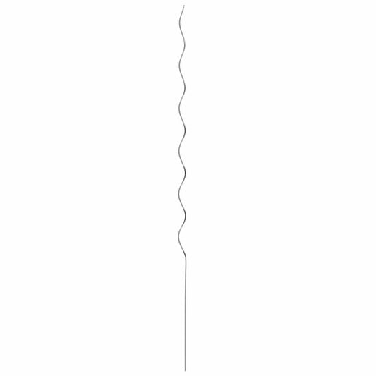 vidaXL Plant Support 50 pcs Silver 150 x 0.6 x 0.6 cm Steel