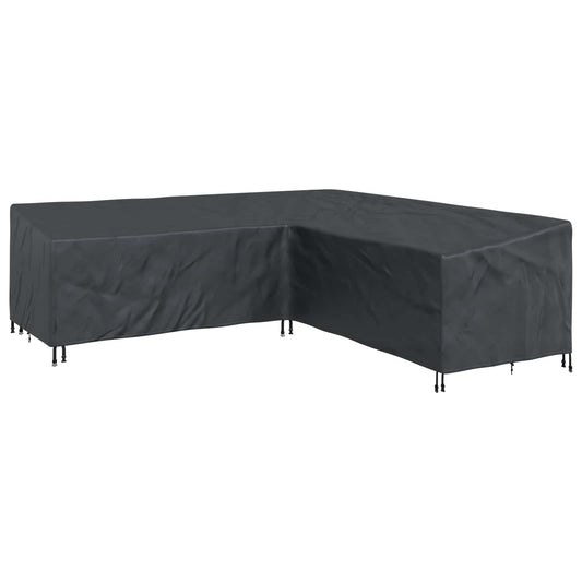 vidaXL Furniture Cover Black 270 x 270 x 80 cm 420D Oxford Fabric
