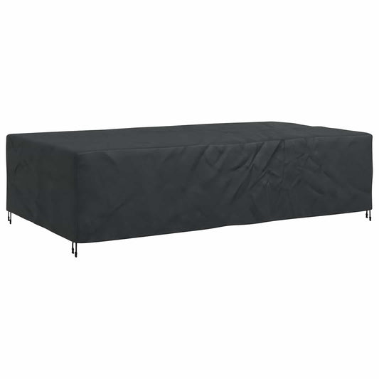 vidaXL Furniture Cover Plain Black 305 x 190 x 85 cm 600D