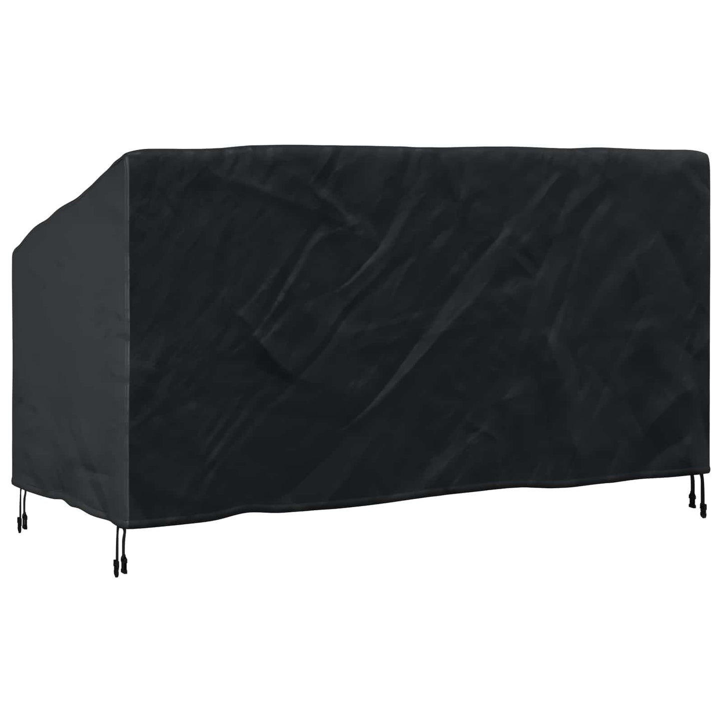 vidaXL Garden Bench Cover Black 175 x 85 x 65 / 94 cm 210D Oxford Fbric