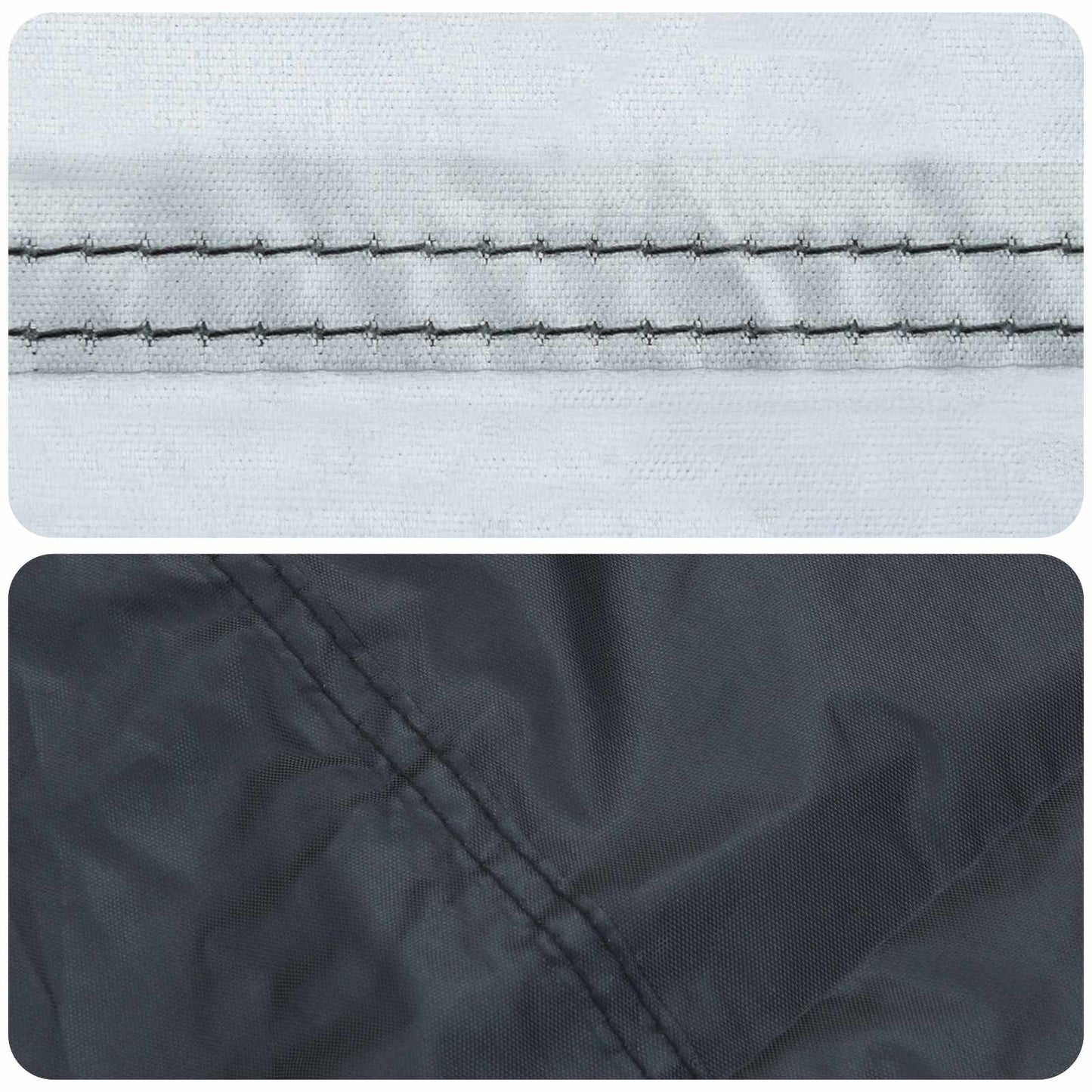 vidaXL Furniture Cover 279 x 279 x 85 cm 210D Oxford Fbric Round Black