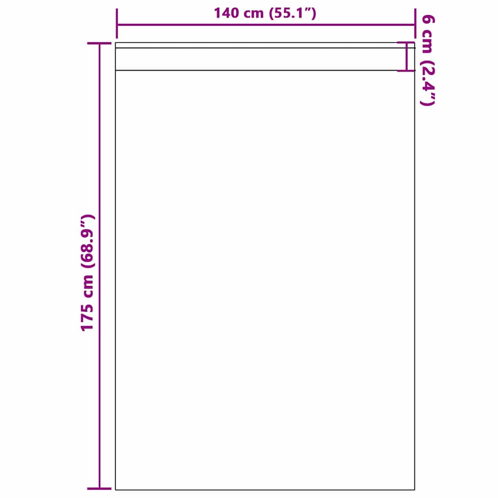 vidaXL Blackout Curtains with Rings 2 pcs Baby Pink 175 x 140 cm