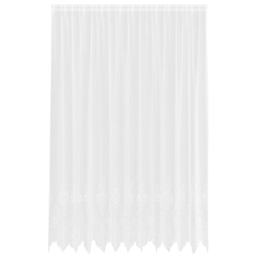 vidaXL Lace Curtain White 280 x 300 cm Polyester
