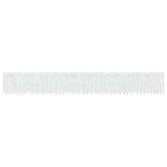 vidaXL Lace Curtain White 80 x 1200 cm Polyester