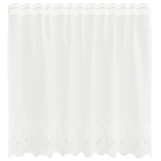 vidaXL Lace Curtain White 80 x 150 cm Polyester