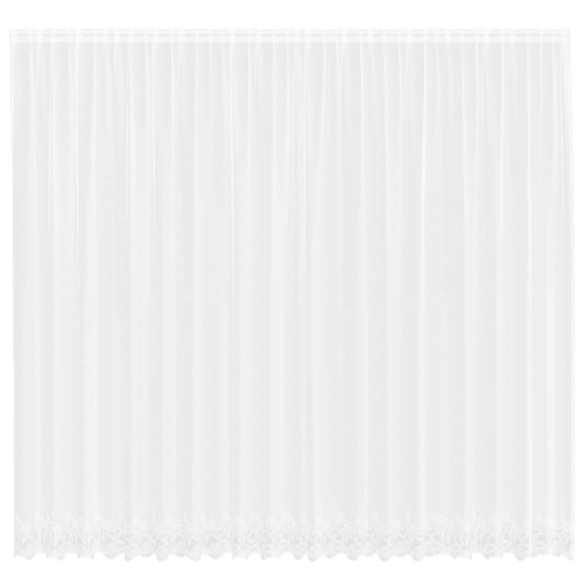 vidaXL Lace Curtain White 260 x 500 cm Polyester