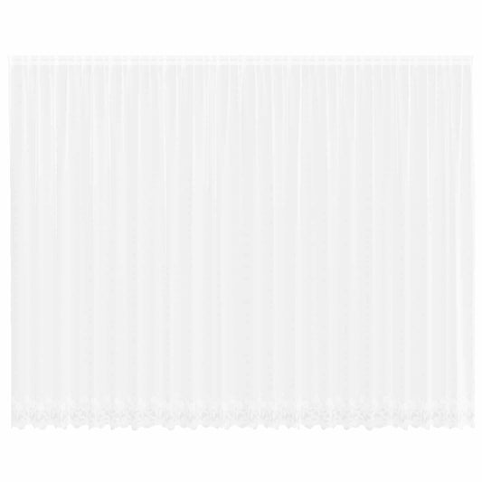 vidaXL Lace Curtain White 280 x 600 cm Polyester
