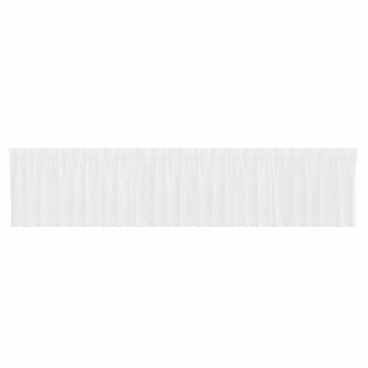 vidaXL Lace Curtain White 80 x 750 cm Polyester