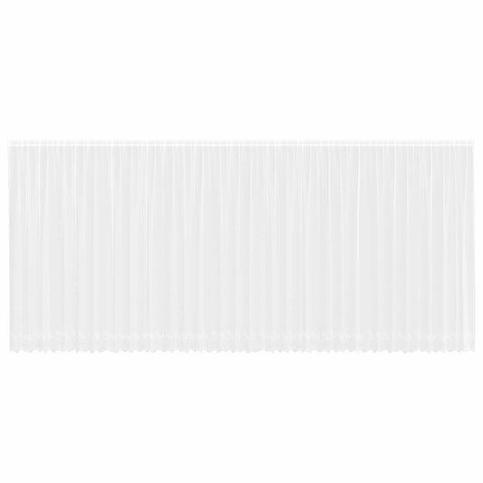 vidaXL Lace Curtain White 220 x 900 cm Polyester
