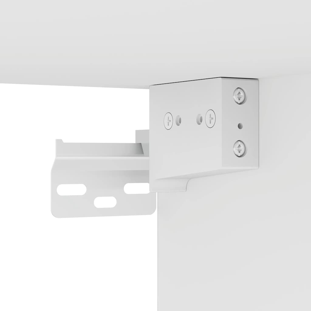 vidaXL Wall-Mounted Bedside Cabinets 2 pcs White 38x34x40 cm