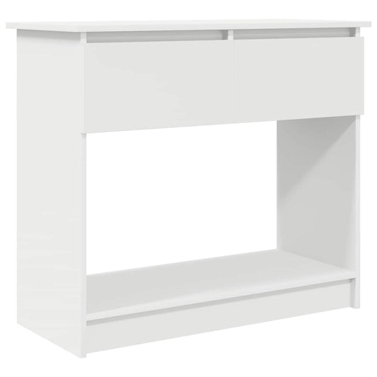 vidaXL Console Table with Drawers White 85,5x38,5x74,5 cm