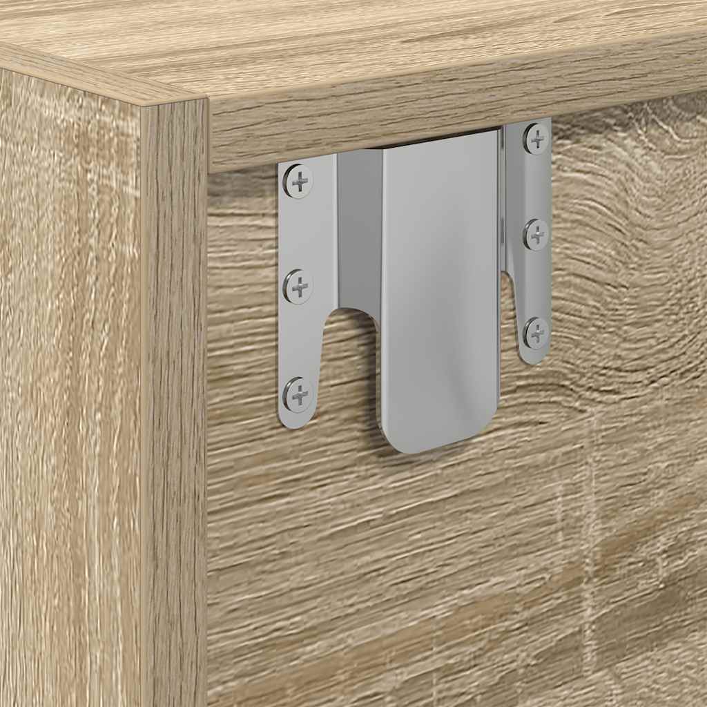 vidaXL TV Cabinet Sonoma Oak 60x31x25.5 cm Engineered Wood